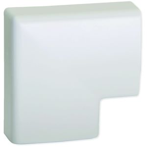 Angle plat pour Optima TM 52x20 blanc