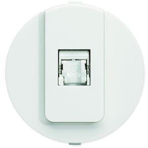 Prise Optima RJ45 Catégorie 6 UTP grade 1 blanche