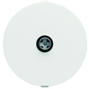 Prise Optima TV simple blanche