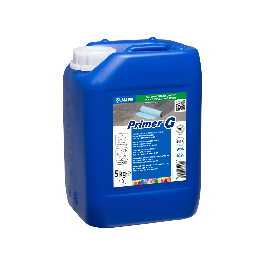 MAPEI Primer G – Primaire d’adhérence professionnel pour supports poreux – 5 kg