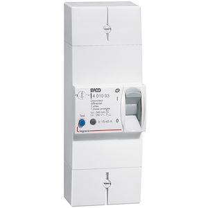 Disjoncteur de branchement Enedis bipolaire différentiel 500mA sélectif - 45A