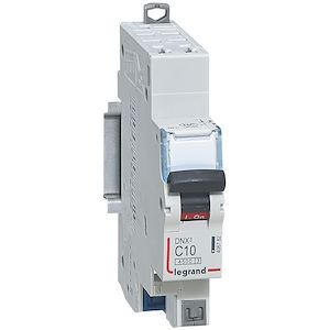 Disjoncteur DNX³ 4500 - auto/auto - U+N 230V~ 10A - 4,5kA - courbe C - 1 module
