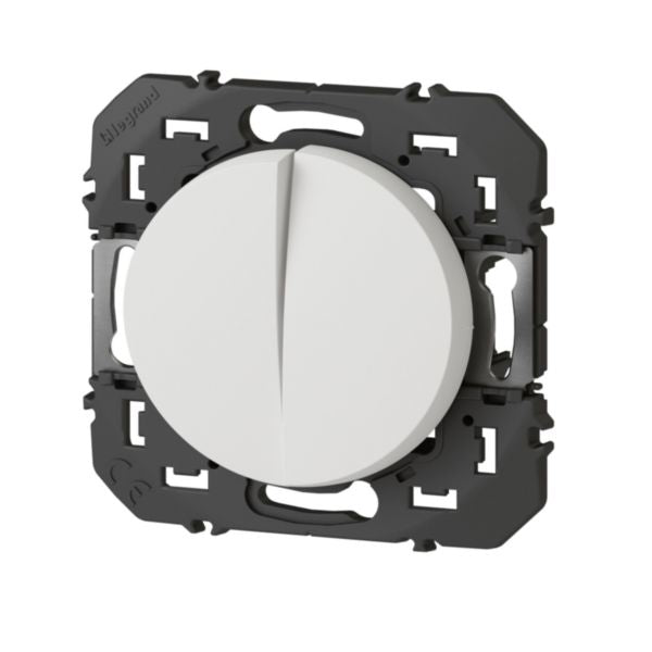 Legrand Dooxie Double Va-et-Vient Blanc 10AX 250V – Réf. 600002